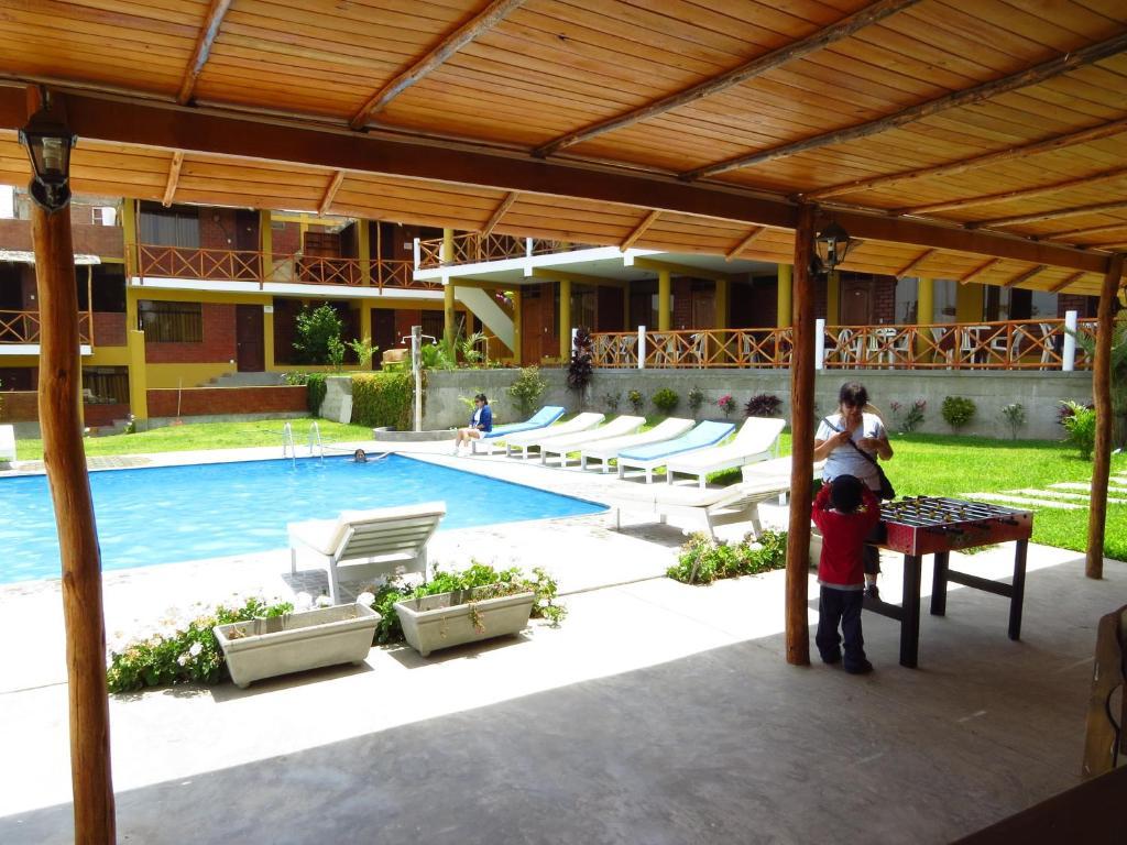 Paracas Sunset Hotel Bagian luar foto